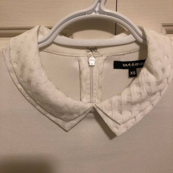 Tout á Coup Shortsleeved Collared Blouse - Picture 3 of 6